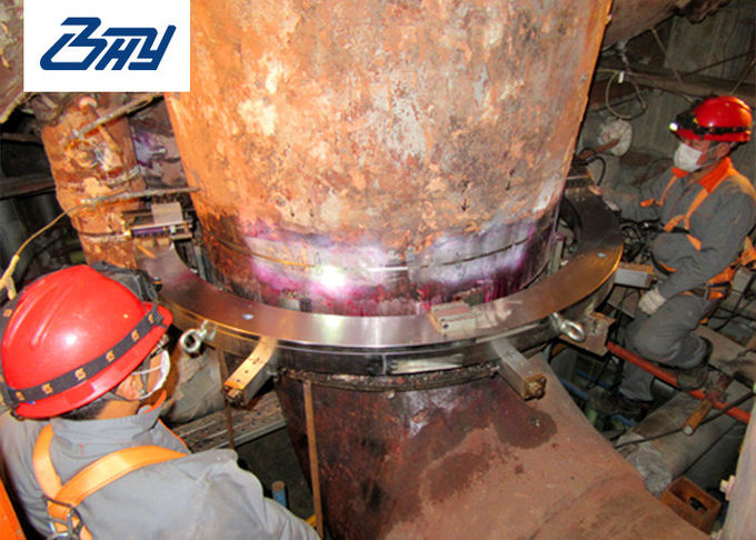 Coupe électrique de tuyau de vue fendue et coupeur taillant de biseau de tuyau de machine pour la centrale